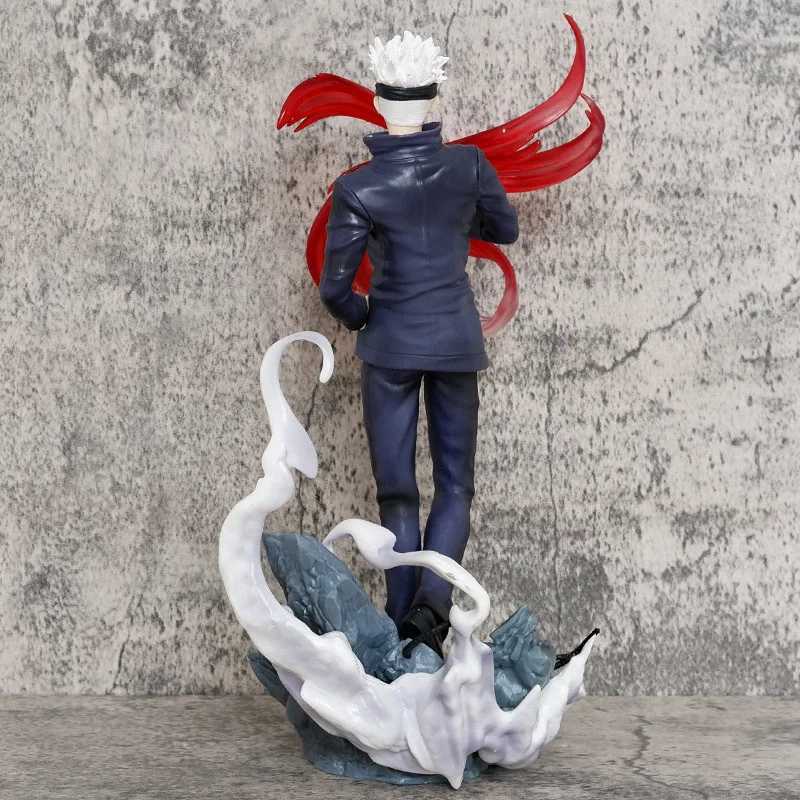 28cm Anime Jujutsu Kaisen Gojo Satoru Kids Toys PVC Model Statue Collection Brinquedos Action Figure Birthday Toys GiftXJ250605