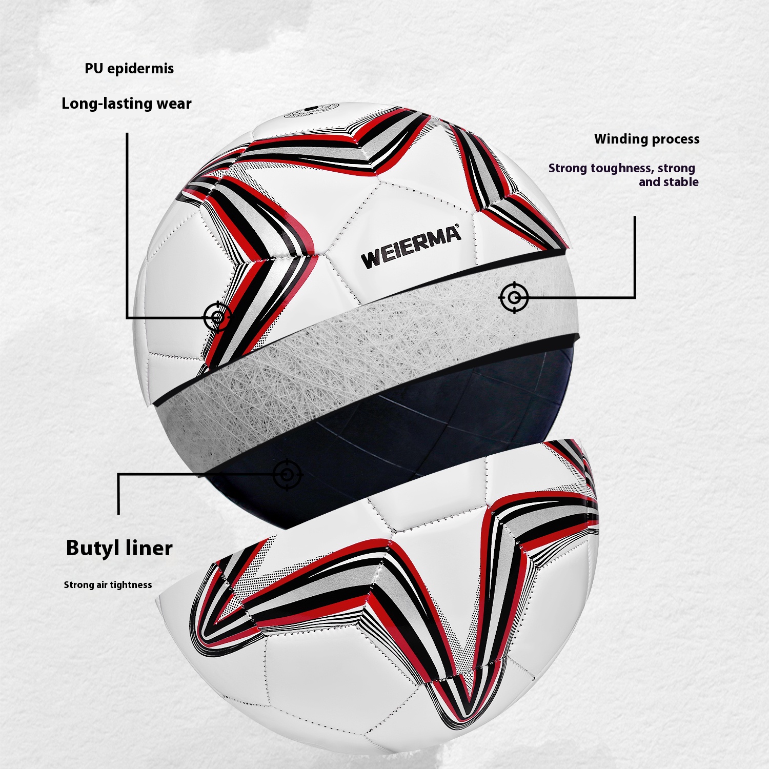 School Game-Approved Soccer Balls - Free Personalized Engraving & Custom Logo for Unforgettable Matches
