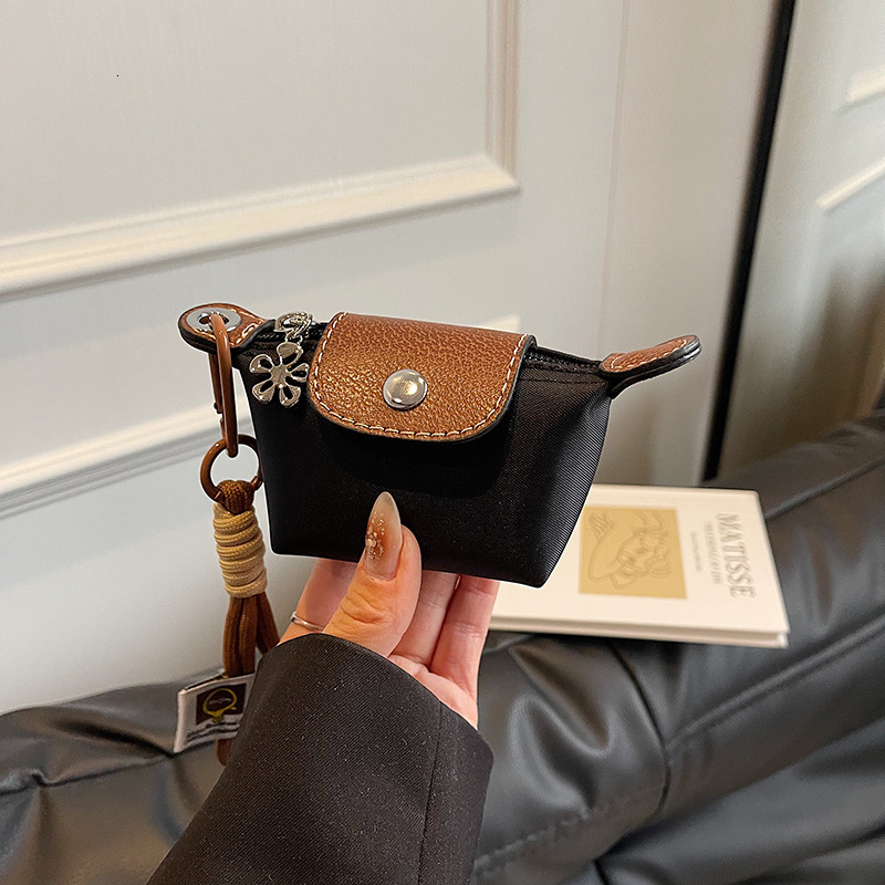 Free Shipping Ultra Mini Small Bag Luxurious Designer Bags Canvas Dumpling Bag Fashion Earphone Storage Bag Lightweight Compact Cute Coin Purse