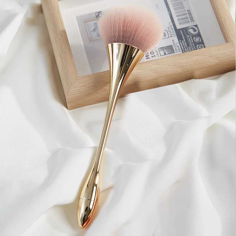 Nail Art Brush Makeup Brush slim Pretty Waist Designed Nail Dust Cleansing Soft Does Not Eat Brush Tool W250605