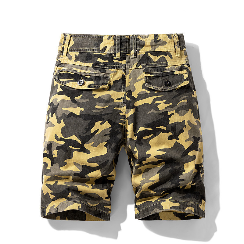 Mens Summer New American Style Camouflage Street Fashion Mens Cargo Shorts 18301 210518
