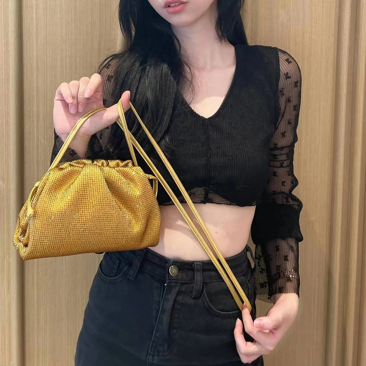 Super Flash Full Diamond Baseball Hat and Rhinestone Bag Set Summer Empty Top Hat Breathable Sunshade Beach Sun Hat Wholesale 250603