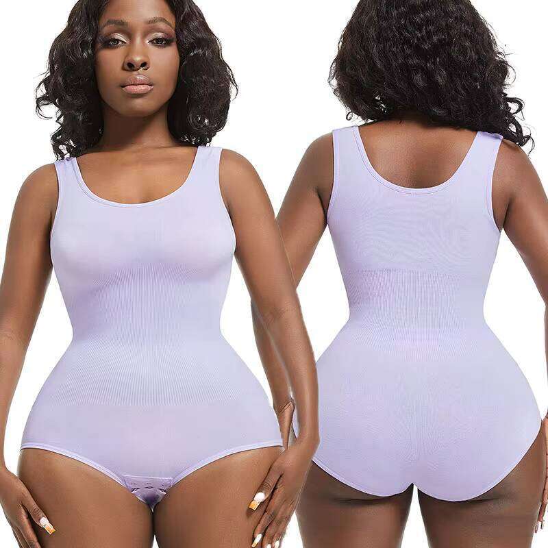 DHessentials Wholesale Plus Size Seamless Shapewear Ladies Tummy Control Bodysuit Body Shaper Colombianas Underwear made of Spandex
