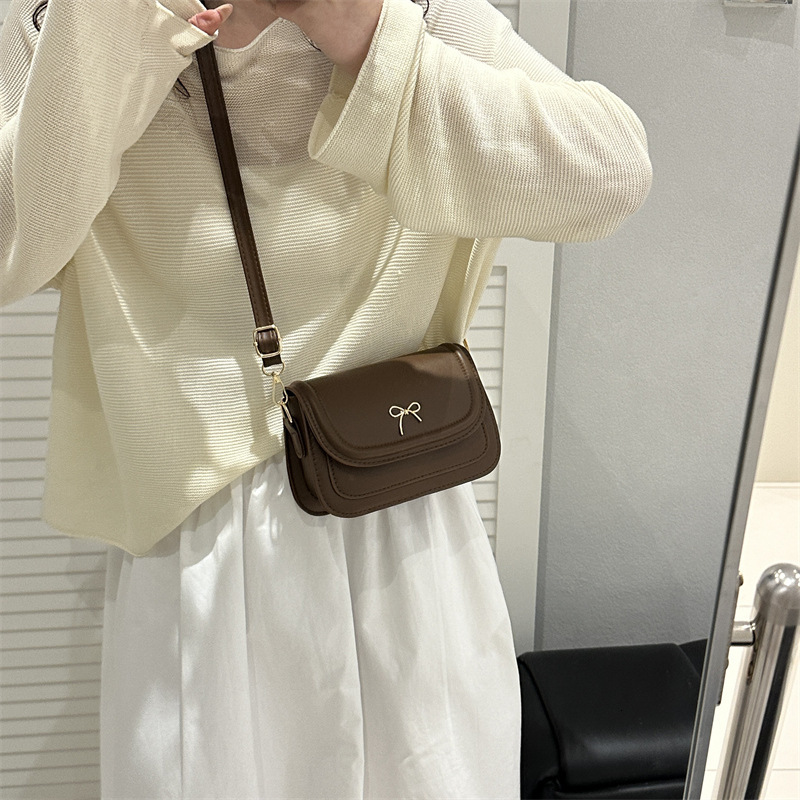 designer Fashion Small Square Bag Niche Design Casual 2025 Spring New Trend Simple Texture Women's Shoulder Crossbody Bag