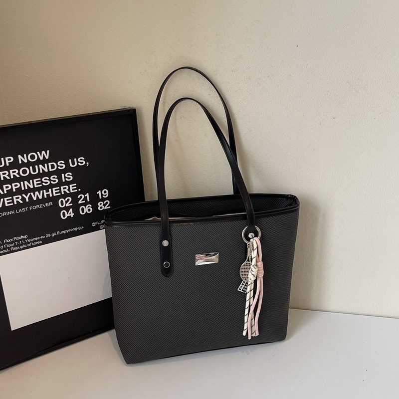 Free shipping designer bag Bag, women's tote large capacity, simple and versatile, 2025 new fashionable shoulder bag, college commuting bag