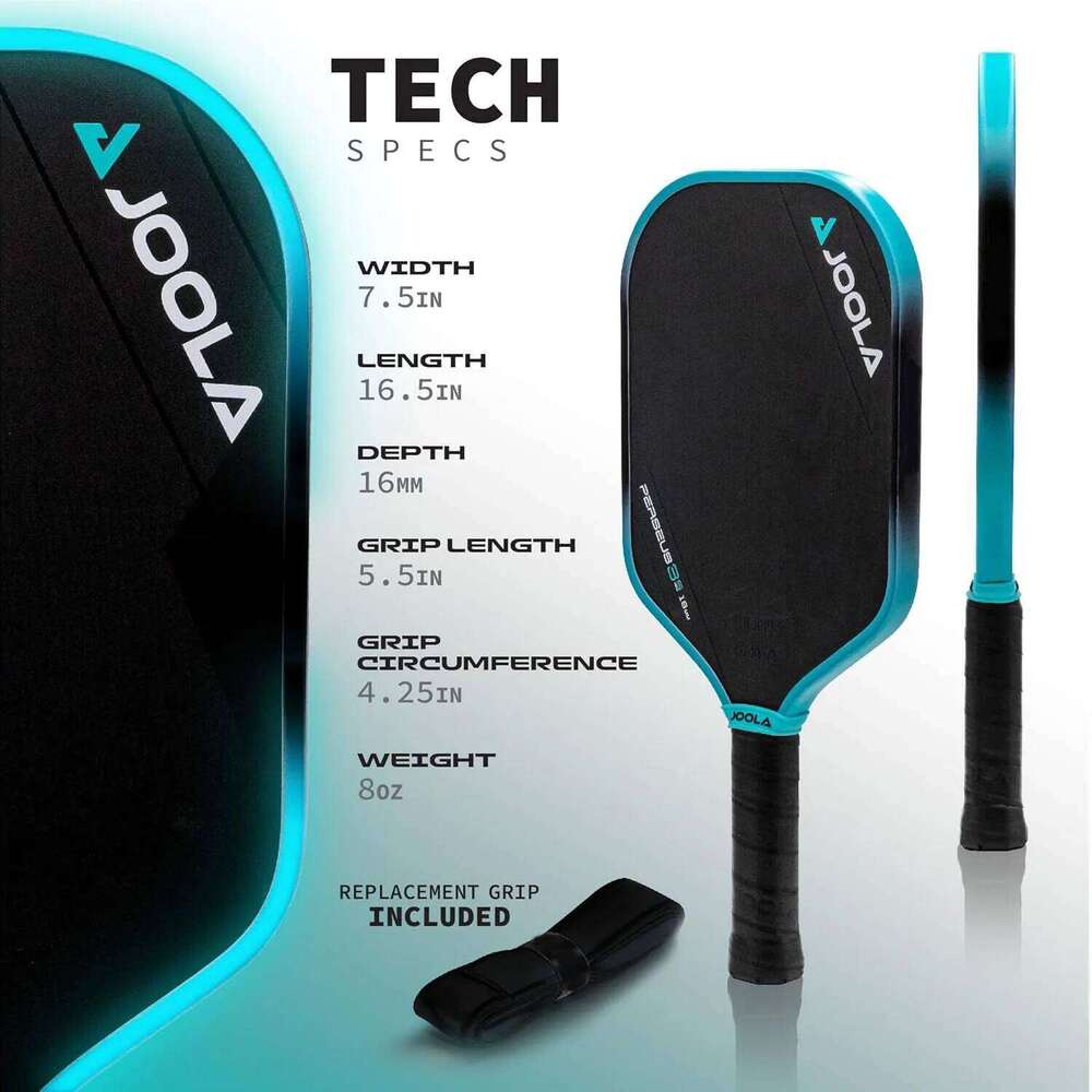 JOOLA Ben Johns Perseus 3S Pickleball Paddle T700 Carbon Surface Technology UPA Approved Elongated Sweet Spot UPA-A Certified