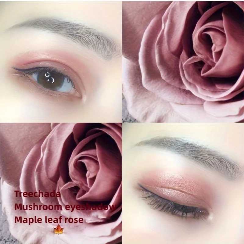 Mini Mushroom Head TR 6 Colors Eyeshadow Palette Pumpkin Shades Easy Blend Long Lasting Portable Makeup Kit for Women W250605