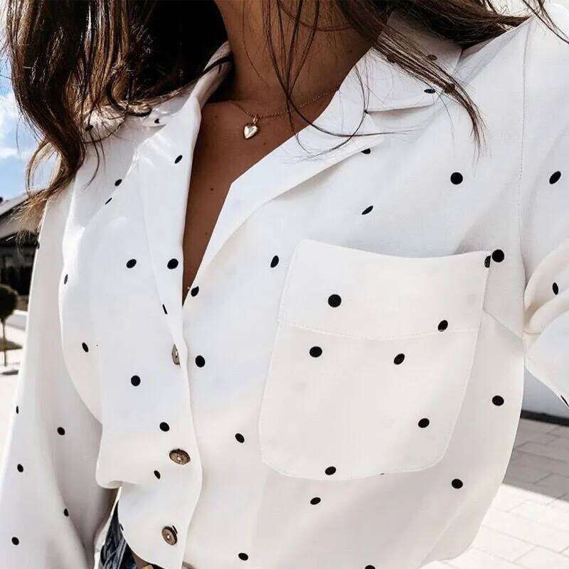 hoodie Women's Wear For Women Cotton Womens Fashion Casual Long Sleeve Color Block Point V-Neck T-Shirts Tops Blouse Roupas Femininas jacket