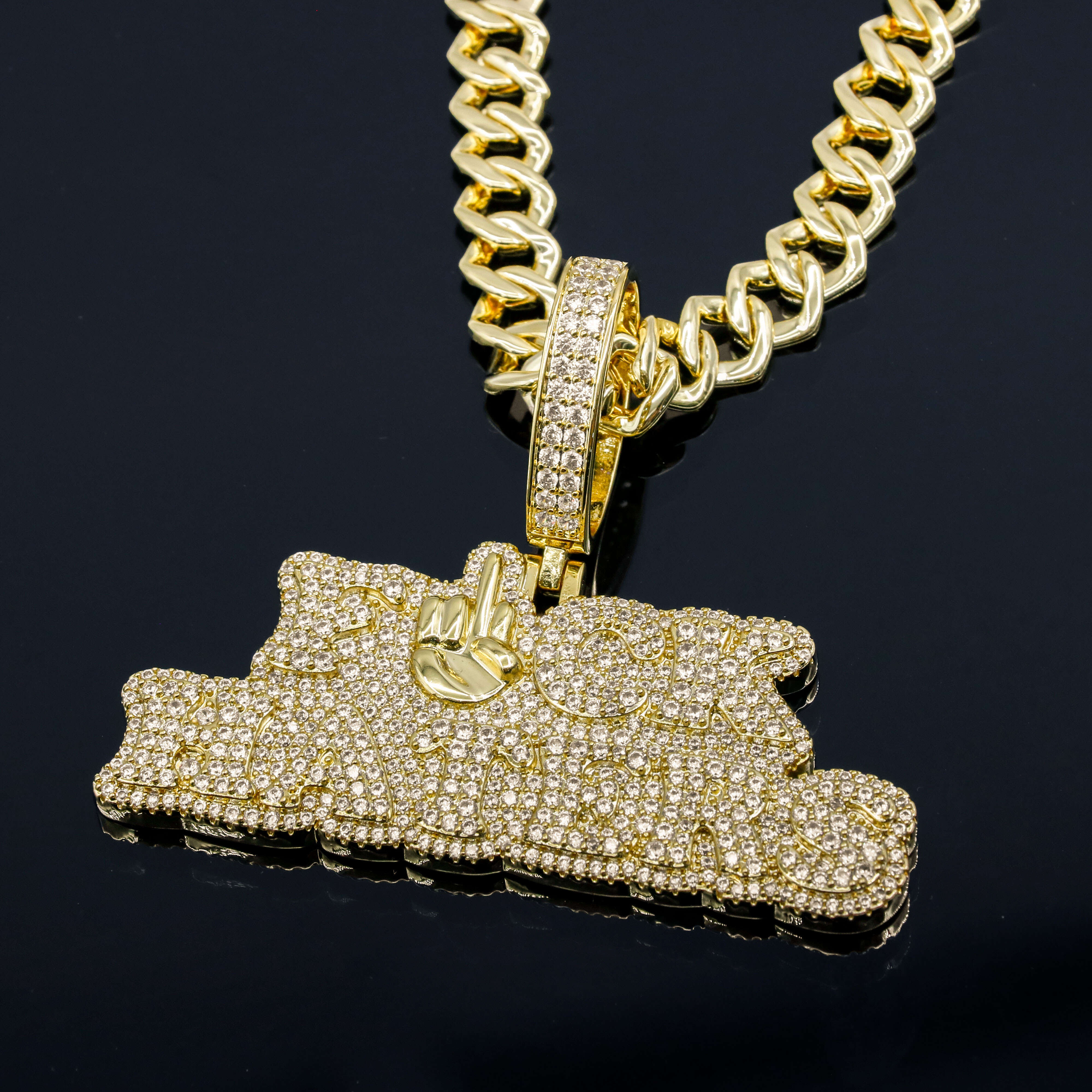 New Custom Letter Necklace Letter Pendant Mens Trendy Accessories Jewelry