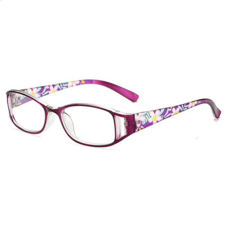 Fashion New Anti-Blue Light Resin Coated TR90 Women's Reading Elderly Presbyopic Glasses