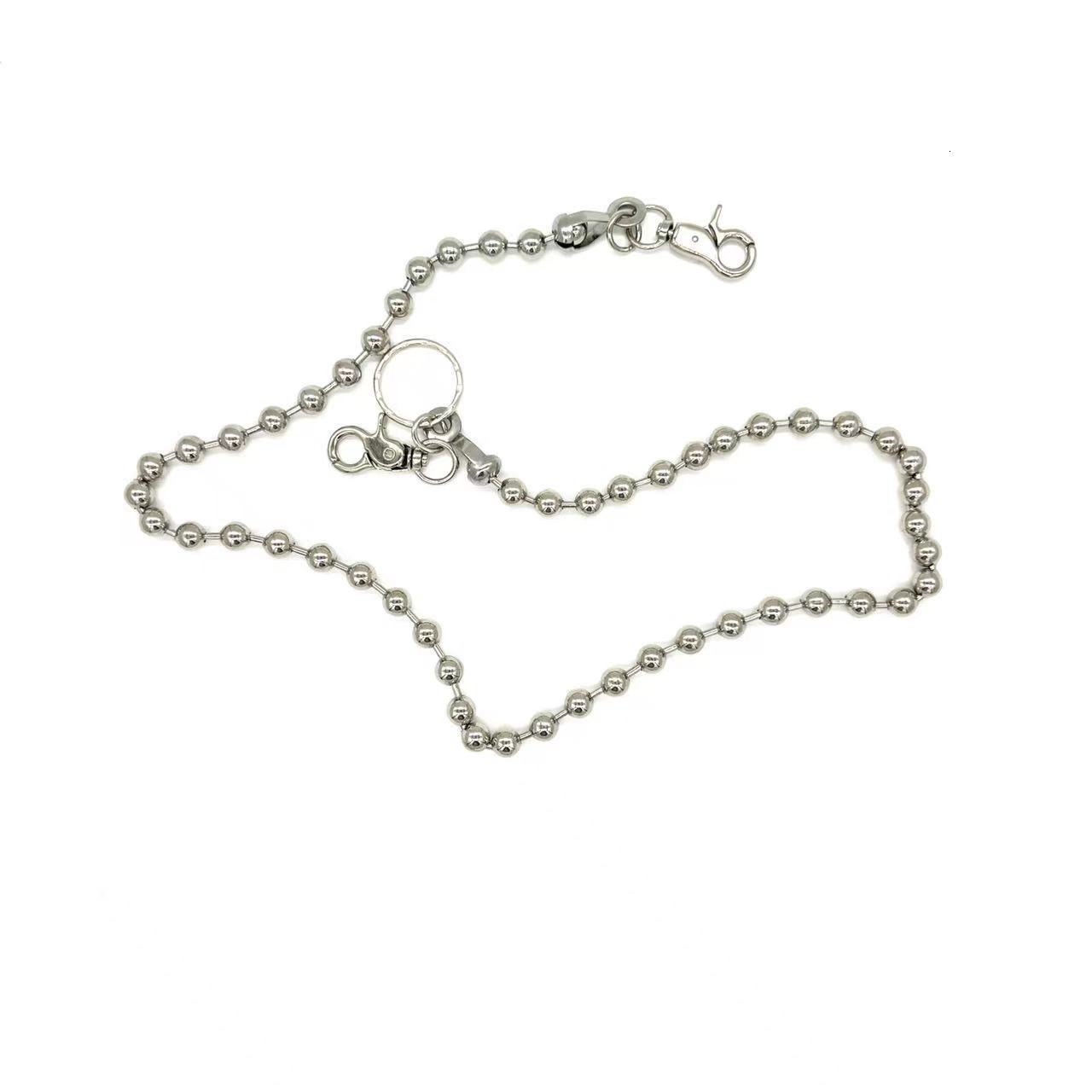 keychain pubg Punk Men Wallet Belt Chain Ball Metal Trousers Chain For Jeans Pants Fashion Jewelry For Men Women 241230