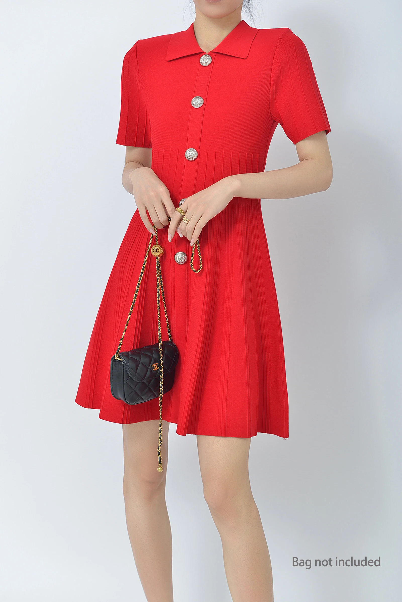 Women Summer Short Sleeve ALine Knitted Dresses Cotton Slim Fit Casual V Neck Bodycon Midi Dress Free Size 250604