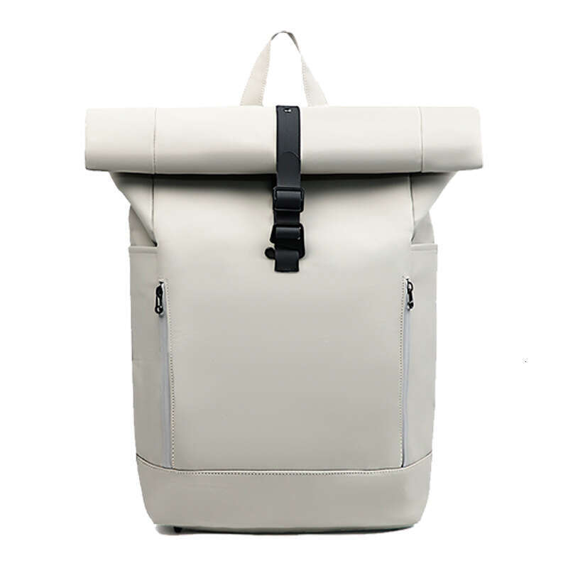 New Men's Roll Top Laptop Business Casual Commuter College Student School Bag Outdoor Travel Backpack