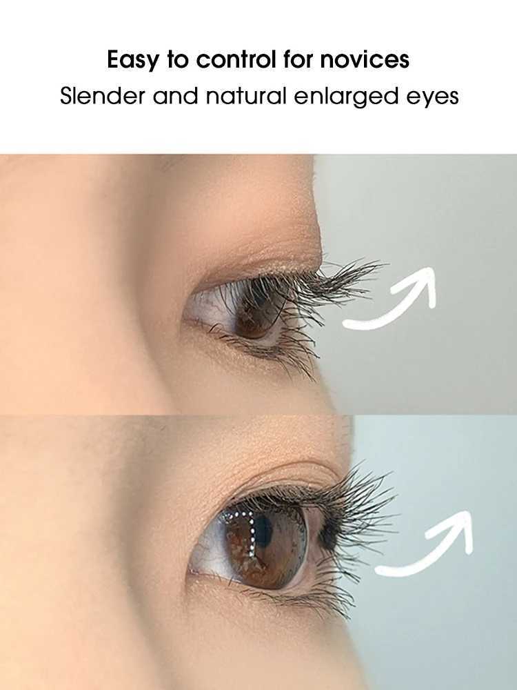 Fan flat eyelash brush curved curling up and down eyelash brush urgent brush makeup brush W250605