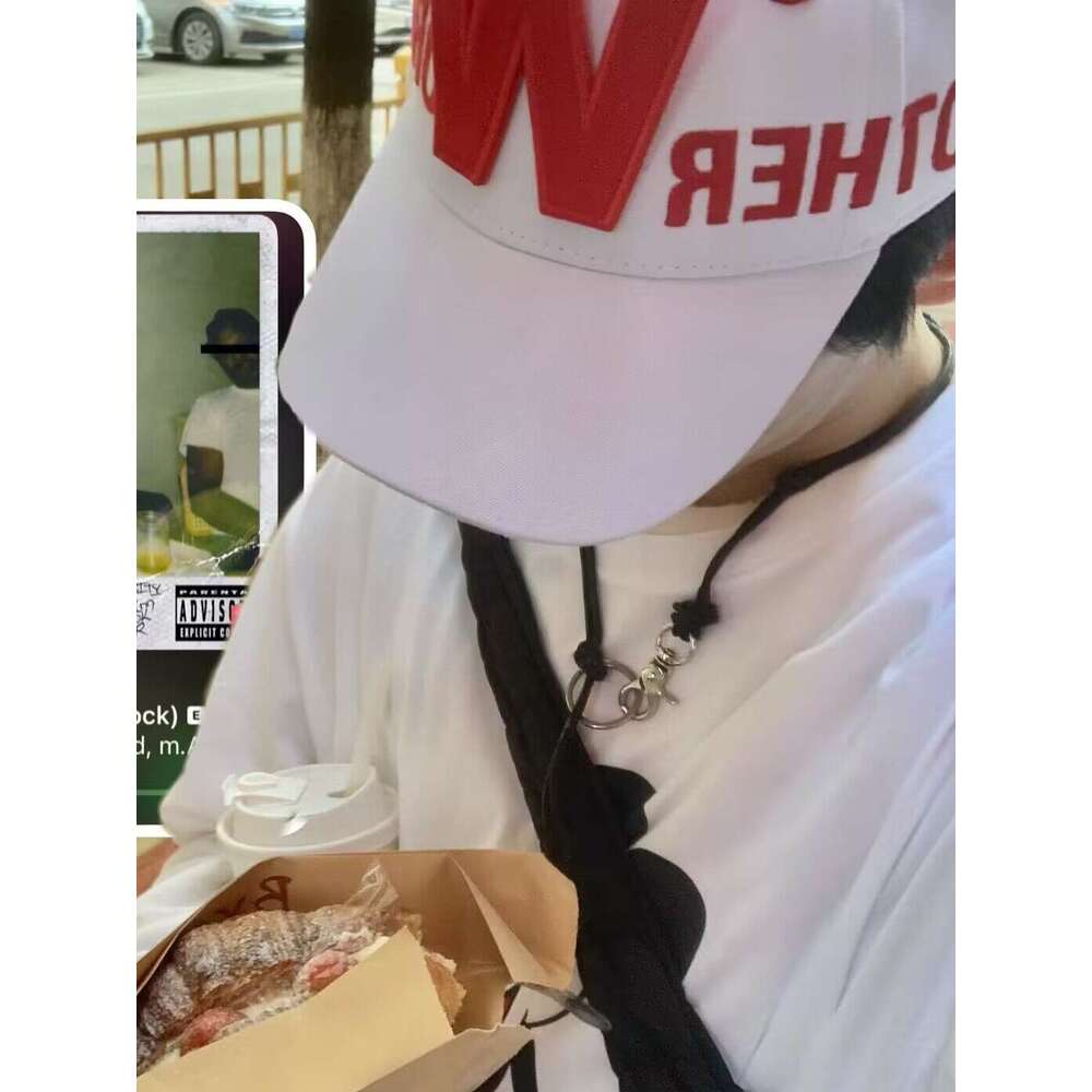Walter Van Beirendonck Rainbow Alien 3D Baseball Cap W Letter Embroidery Duckbill Hat