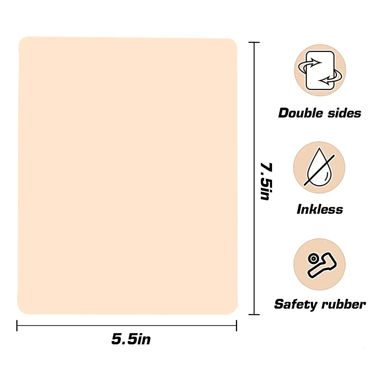 301051PCS Silicone Tattoo Practice Skin Double Fake Tattoo Skin anent Makeup Tattoo Beginner Practice Synthetic Leather 250604