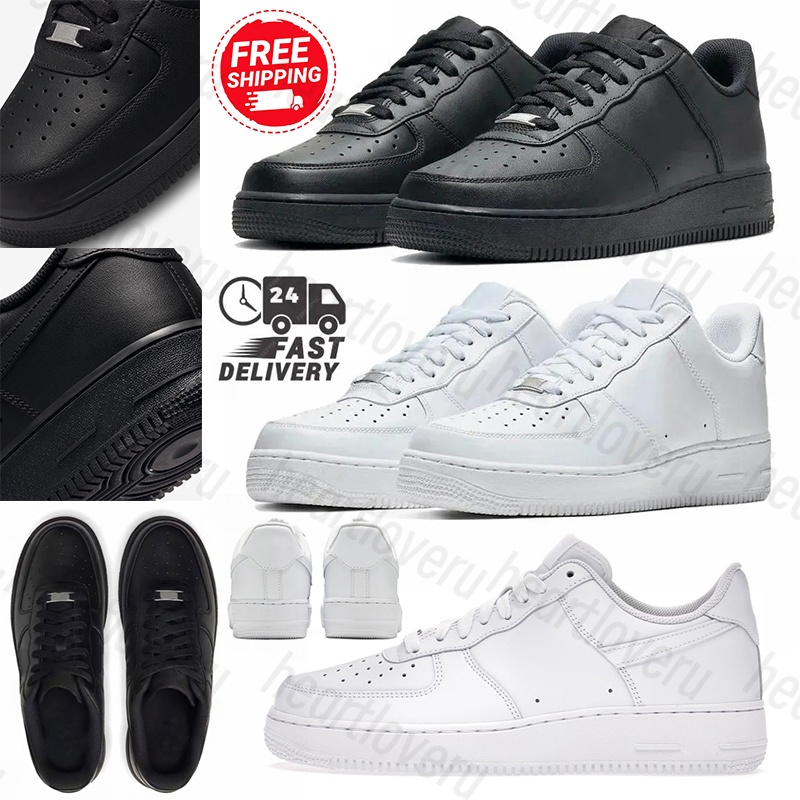 Designer shoes mens sneakers Triple White black Rubber leather Classic splicing breathable Platform Womens trainers outdoor sport shoe Big Size US 13
