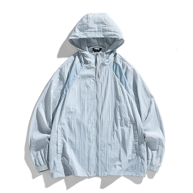 Sun Protection Jacket Men Hiking Thin Camping Ice Skin Fishing Ultra-Light Quick Drying Windbreaker Outdoor Male Coats 250605