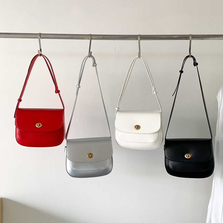 Chic Niche Ladies' PU Lock Closure Backpack Style Handbag for Casual Outings & Daily Use