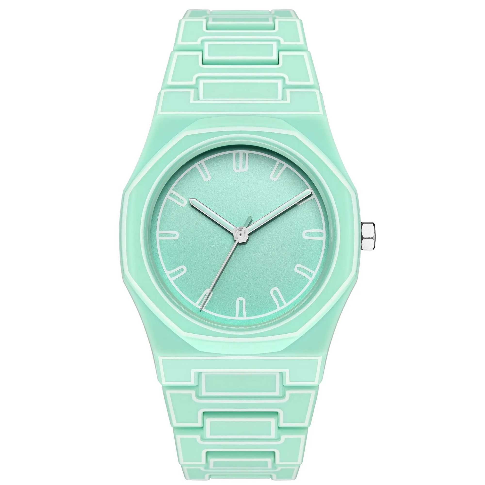 Modern Minimalist Sketching Creative Sports Leisure Watch Black Blue White Creative Design Waterproof Watch Y250605