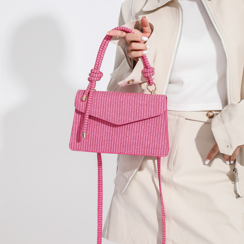 designer 2025 Spring/Summer New Fashion PU Handbag Single Shoulder Crossbody Small Square Bag Women's Bag Supports Wholesale and Mixed Orders