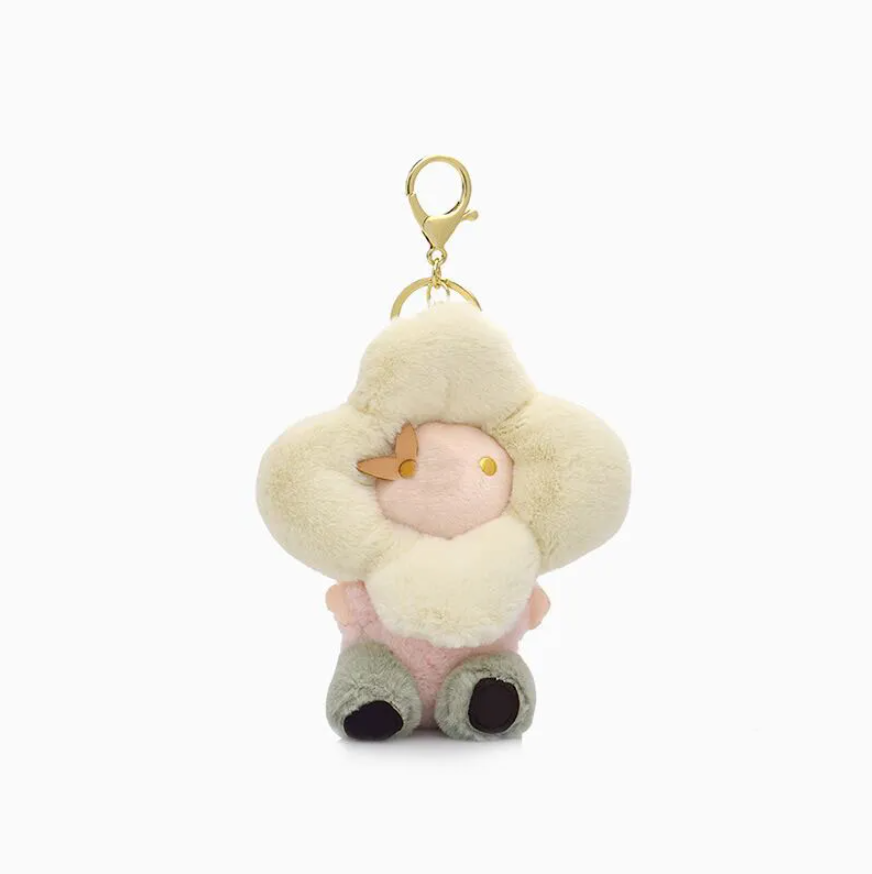 Handbag keychains charms bag doll chain for women party portable beautiful key plush cute doll pendant keyrings R250728