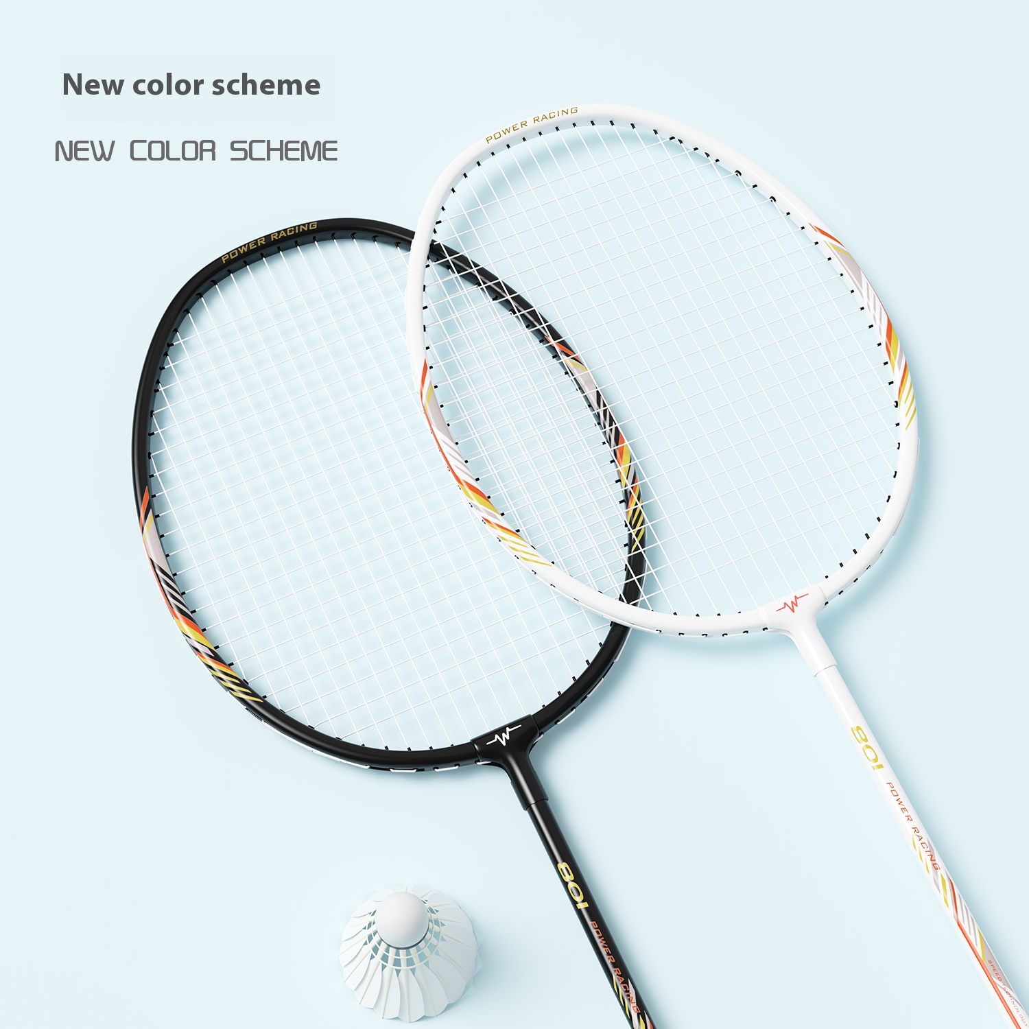 Ultra-Light Alloy Badminton Racket for Beginners Durable Easy-to-Handle Training Gear