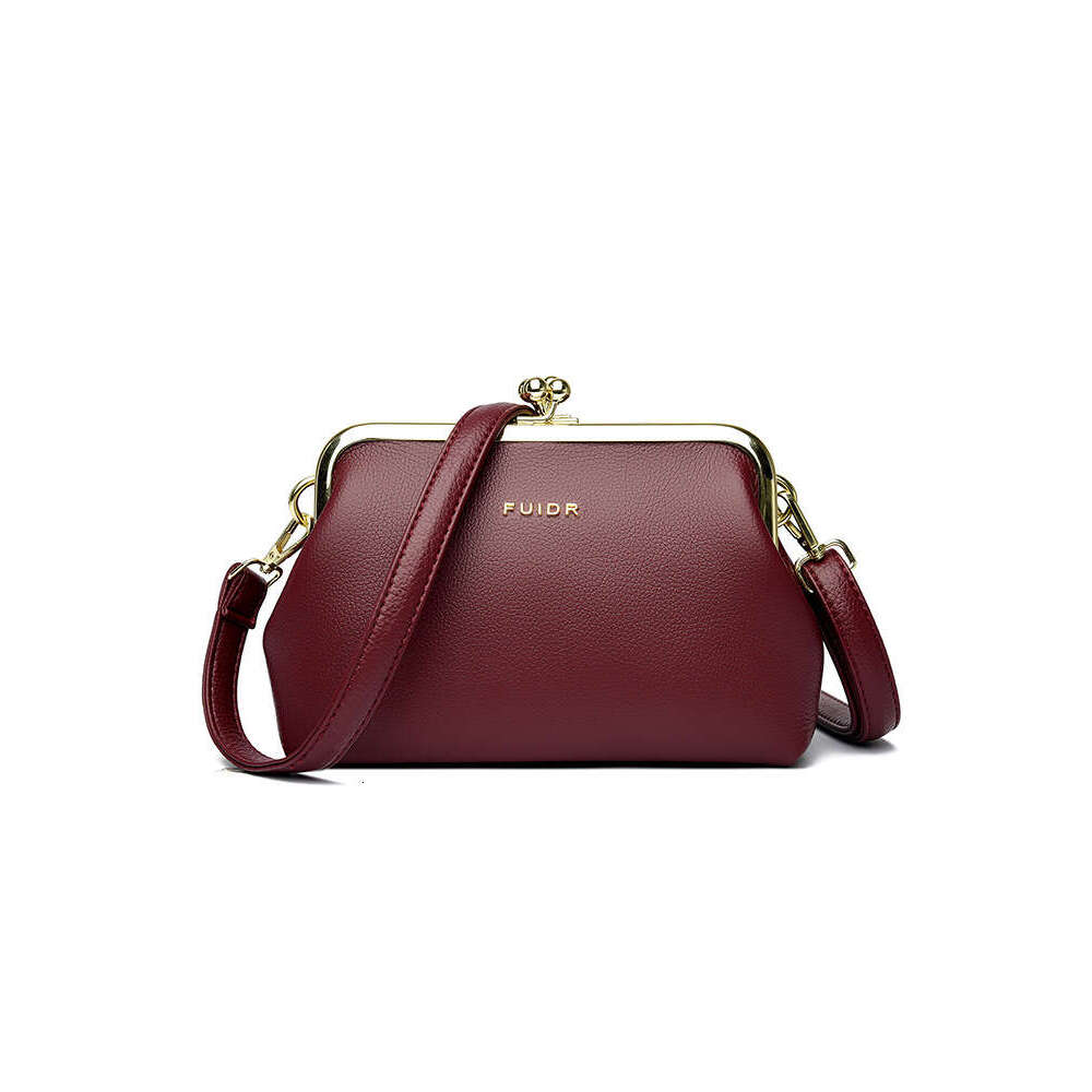 Women's New Korean Version 2025 Top Layer Cowhide Clutch Large Capacity Wallet Texture Multi-layer Crossbody Bag