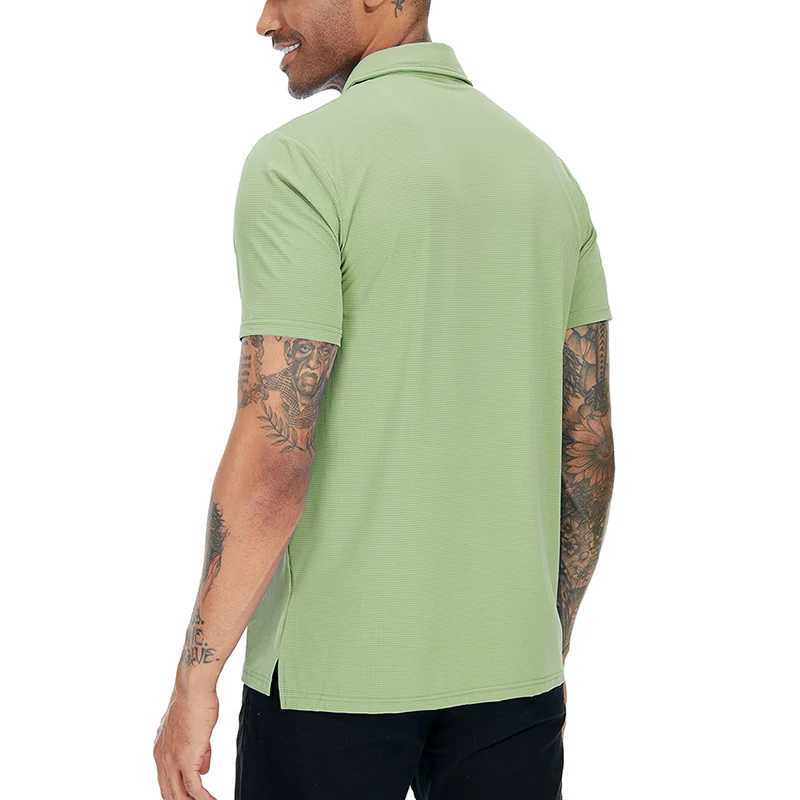 Mens Quick Dry Athletic Polo Shirt Lightweight Cool Sport Running Workout T Shirt Summer Casual Activewear Outdoor Golf Shirts XJ250605