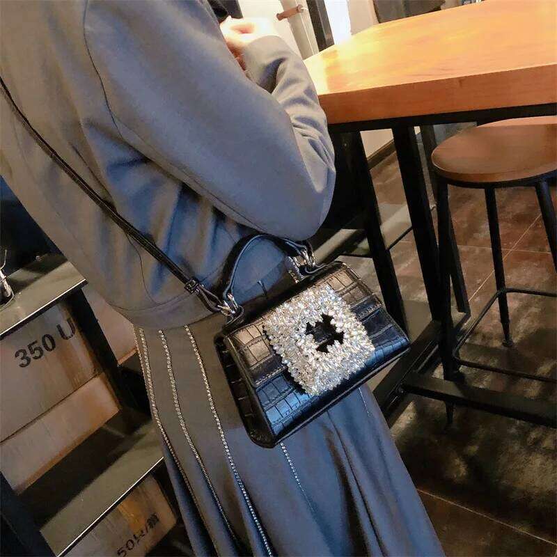 Purses And Handbags For Women Designer Rhinestone Clutch Femme Crystal Crossbody Shoulder Tote Bag Purse