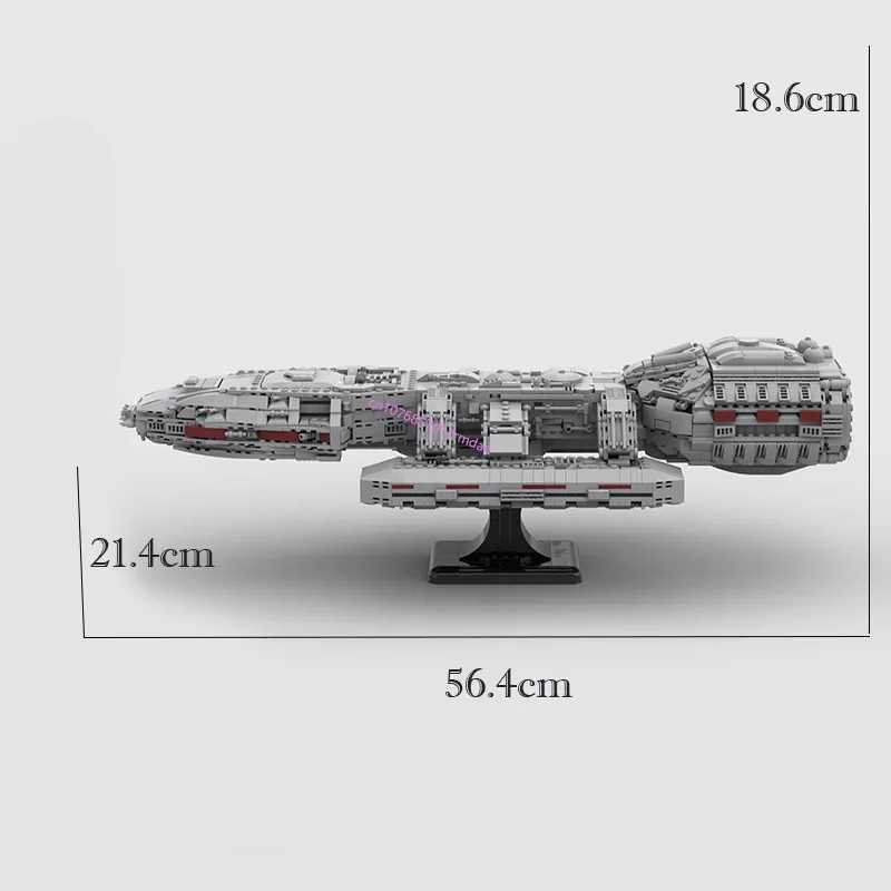 NEW 2222PCS Famous Movie MOC Galactic Battlestar Galactica model DIY creative ideas Spaceship Children Toy Birthday Gift Blocks W250605