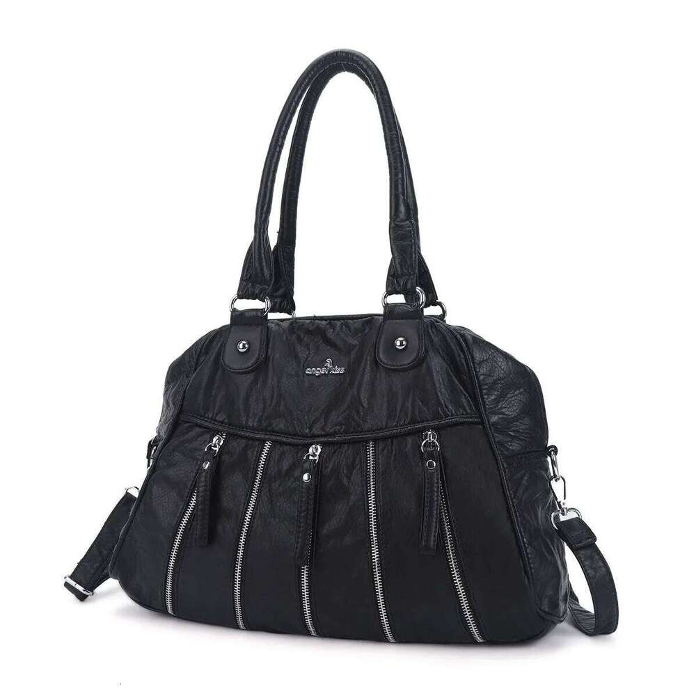 Women Handbags Fashion Satchel Top-handle Travel Handbag PU Bag Shell Pack Multi-pockets Shoulder Bags