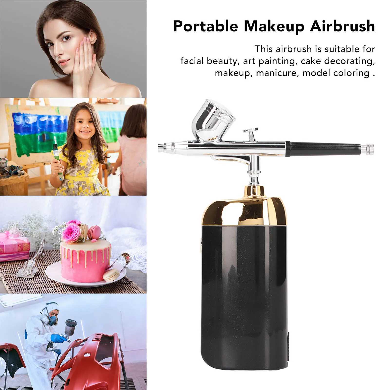 Oxygen Facial Portable Airbrush Cordless Handheld USB Charging Facial Mist Sprayer for Cake Decoration XJ250607