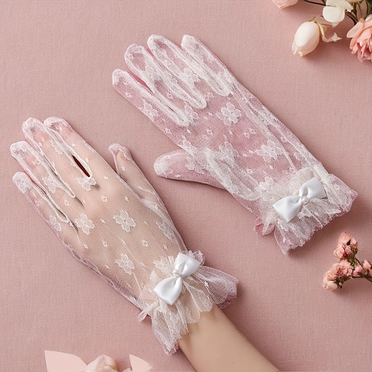 Bridal Gloves Full Of Elegant Style Ladies Ivory Wedding Gloves With Bow Suitable For Engagement Party 250530