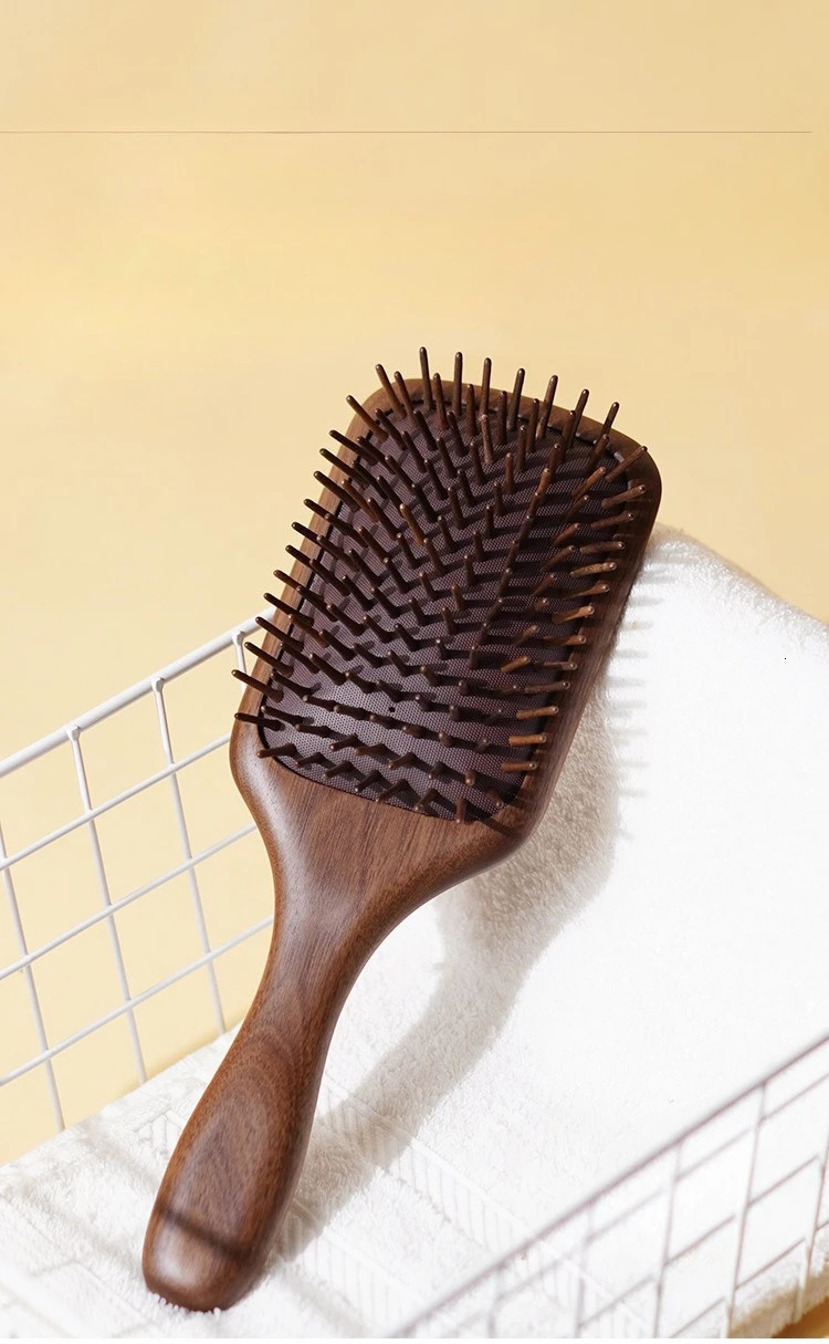 wooden comb health air cushion hair massage comb scalp hair care health airbag comb 250603