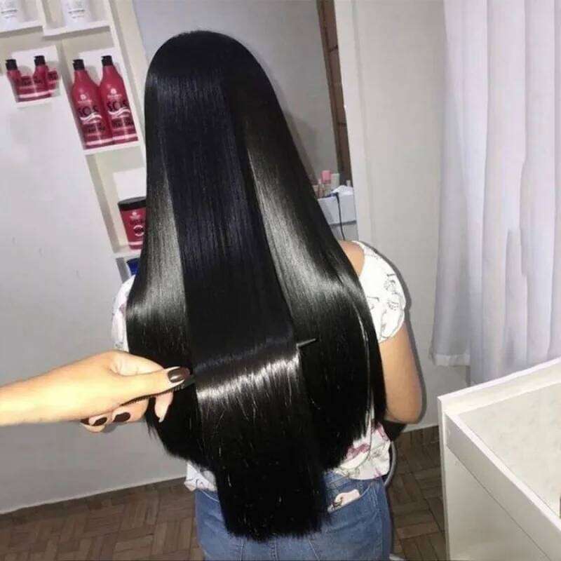 Long Straight Cuticle Aligned Frontal Wig 38 Inch Vieamese 360 Hd Full Lace Front Human Hair Wigs For Black Women