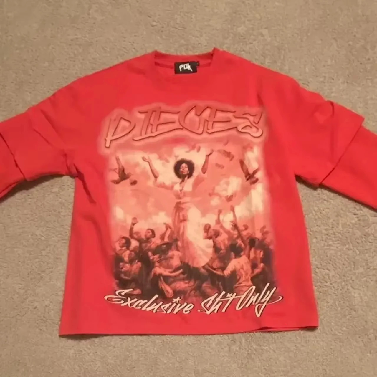 American gothic religion graphic t shirts y2k tops oversized t shirt streetwear couples pro choice harajuku vintage men clothing 250604