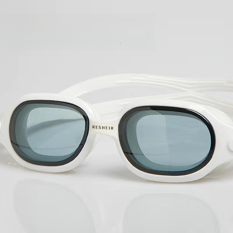 Adult Anti-Fog Mid-Frame Electroplated HD Diving Swimming Fashionable Swim Goggles