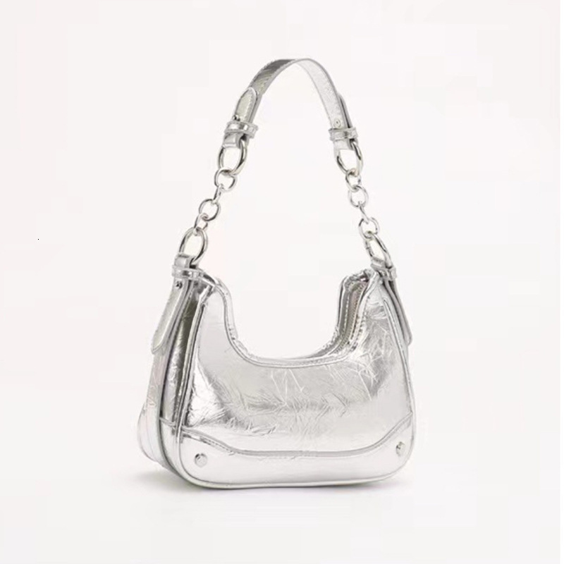 Ladies' summer new chain underarm long stick bag with texture, multifunctional, niche single shoulder crossbody bag, designer single shoulder bag