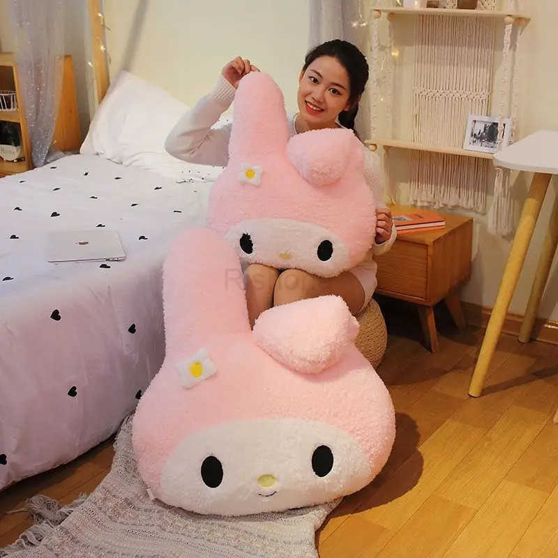 Sanrio My Melody Kuromi Plush Dolls Animal Cartoon Stuffed Toys Cute Soft Plush Pillow Cushion Girls Birthday Xmas Gifts X250605