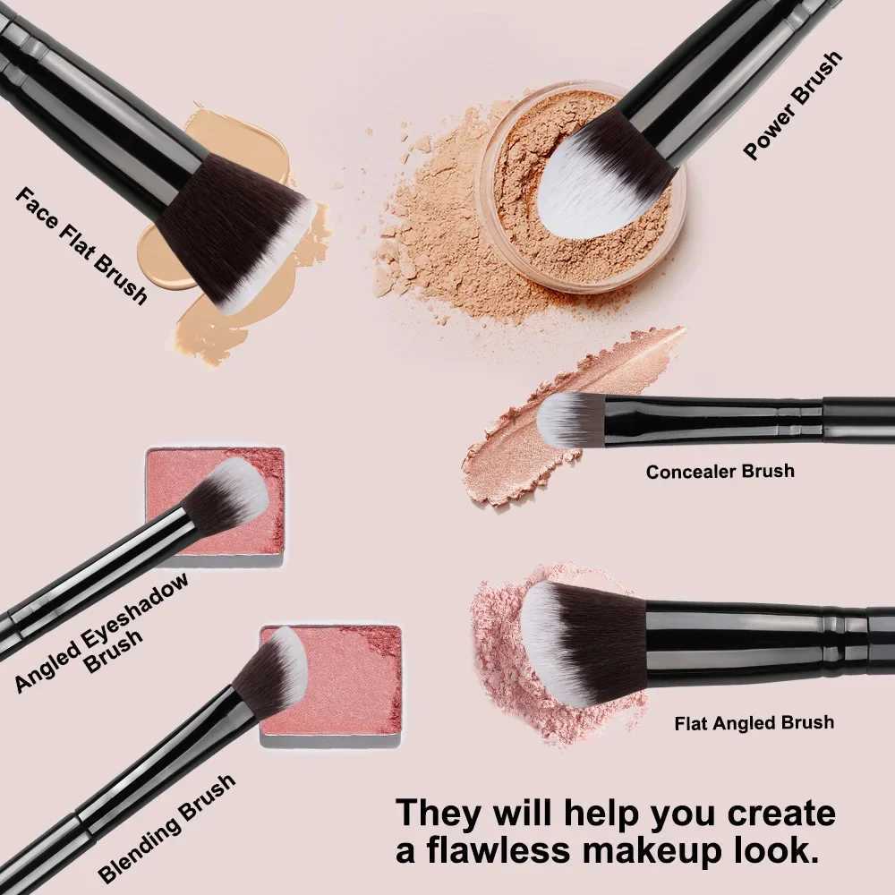 NEW 14PCS Makeup Brushes Set Soft Fluffy Foundation B Powder Eyeshadow Blending Female Cosmetics Beauty Tool Christmas gift W250605