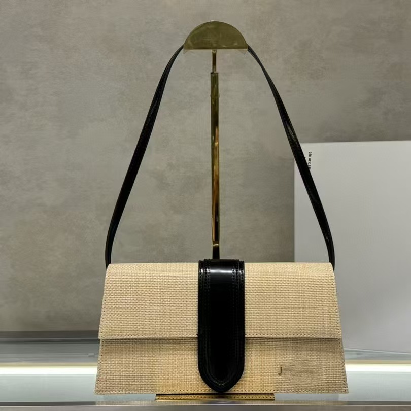 Top brand high-quality new free designer bag hot selling design bag straw woven leather handbag single shoulder diagonal woven strap new free designer