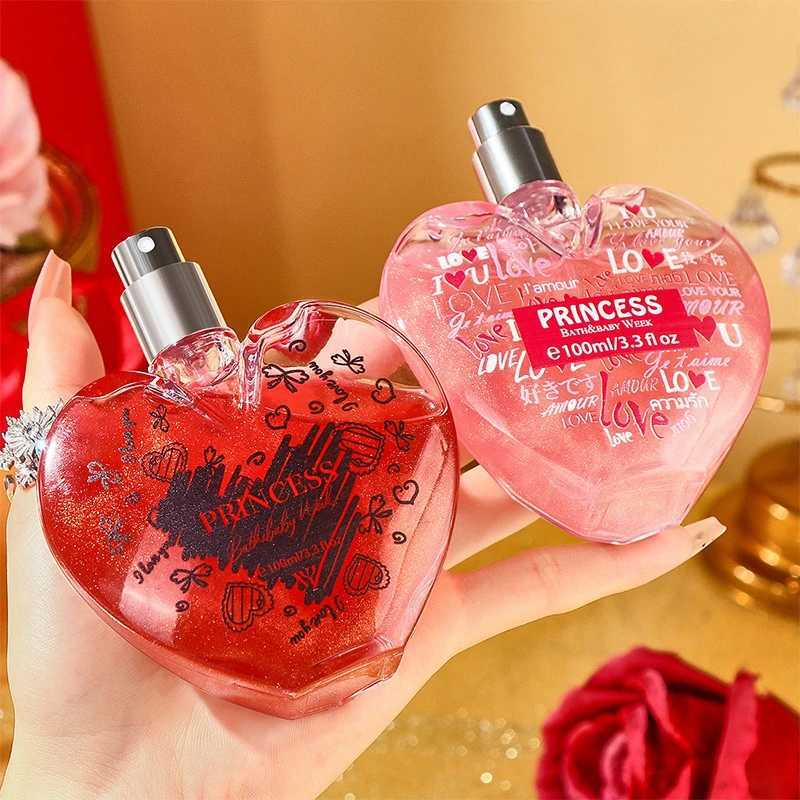 Love Heart Crown Princess 100ml Perfume For Women Singapore Malaysia Pink Lasting Eau De Toilette Elegant Sweet Floral Body Spray W250605