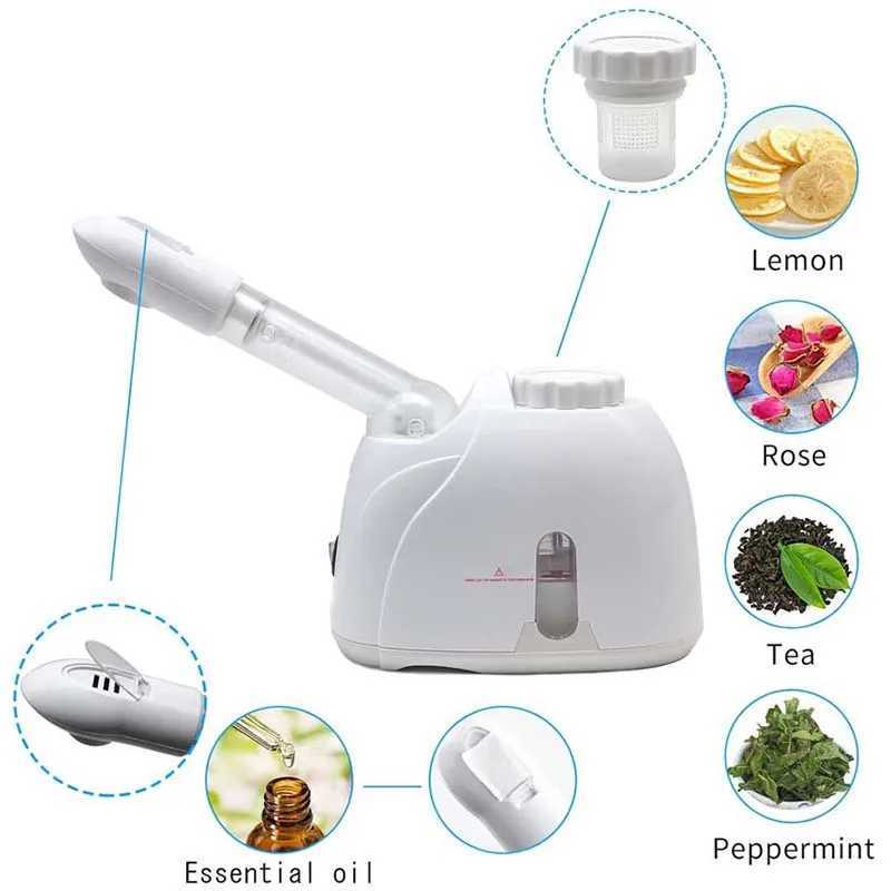Ionic Facial Steamer Warm Mist Humidifier for Face Deep Cleaning Vaporizer Sprayer Salon Home Spa Skin Care WhiteningXJ250607