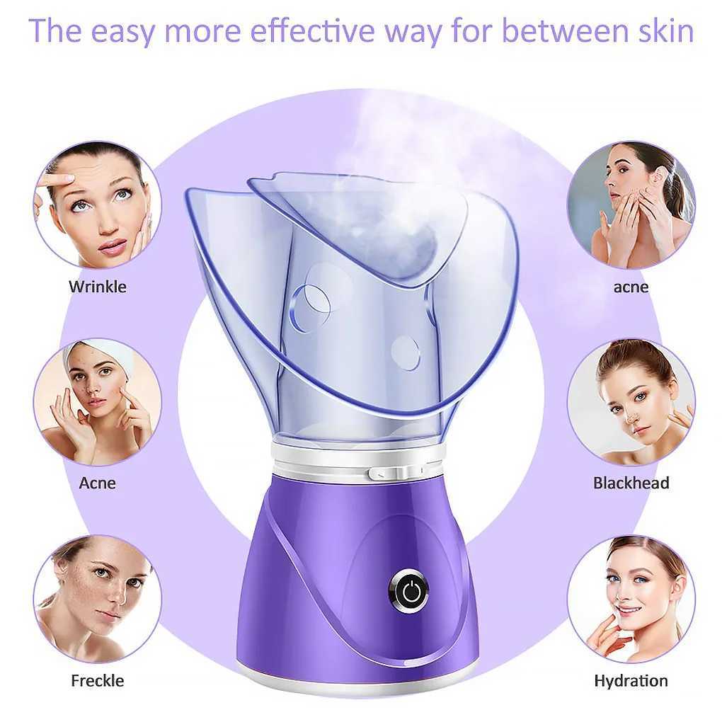 Facial Steamer Deep Cleanser Mist Steam Sprayer Spa Skin Vaporizer Promotes Blood Circulation XJ250607