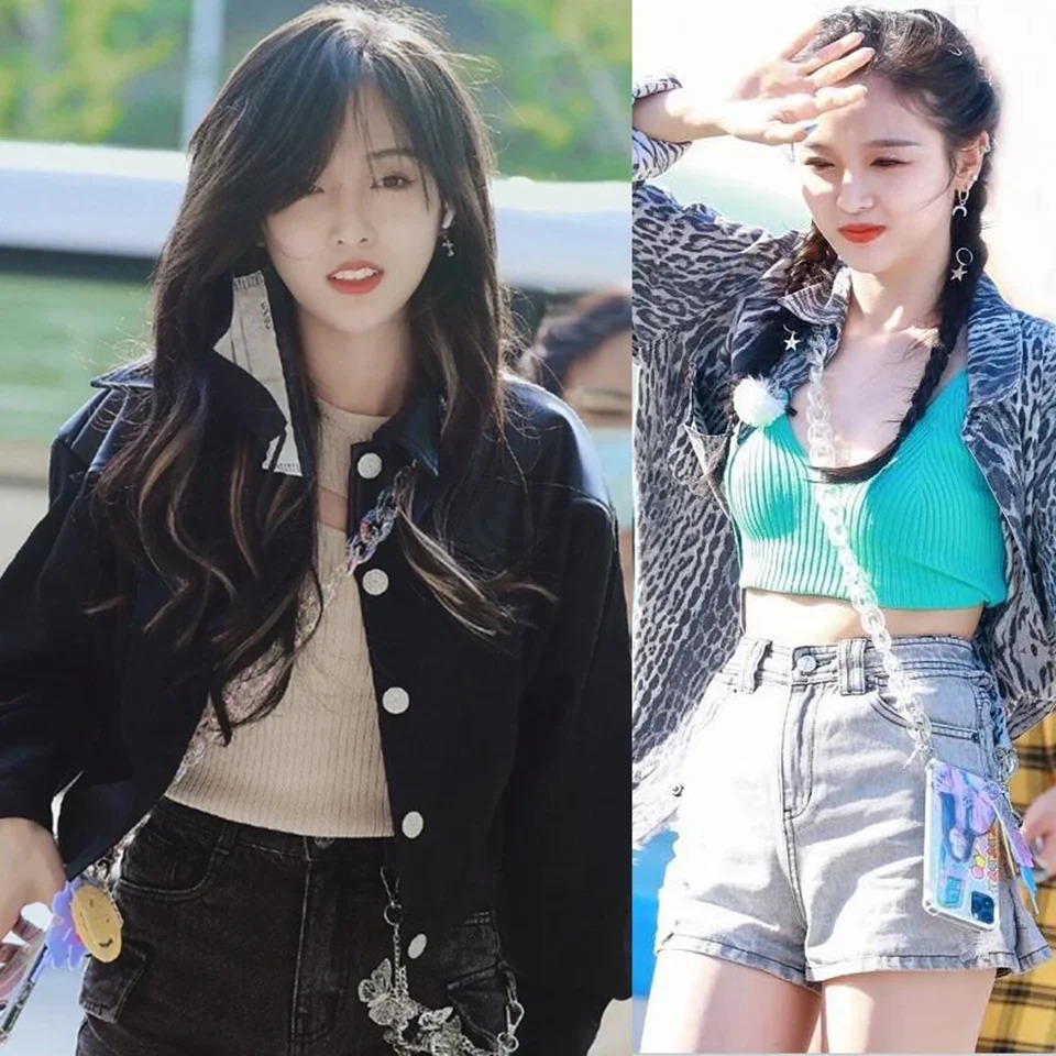 Trend Acrylic Iridescent Chunky Chain Strap For Handbag Bags Resin Colorful Bags Chain Trend Accessories 250528