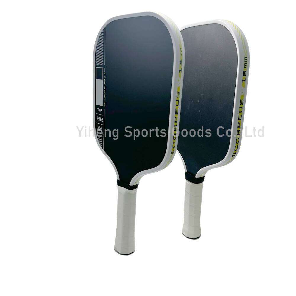 Joola ANNA BRIGHT Scorpeus Shape PRO IV TFP Foam Fill 14mm Thickness GEN4 Thermoformed Toray T700 Carbon Fiber Pickleball Paddle