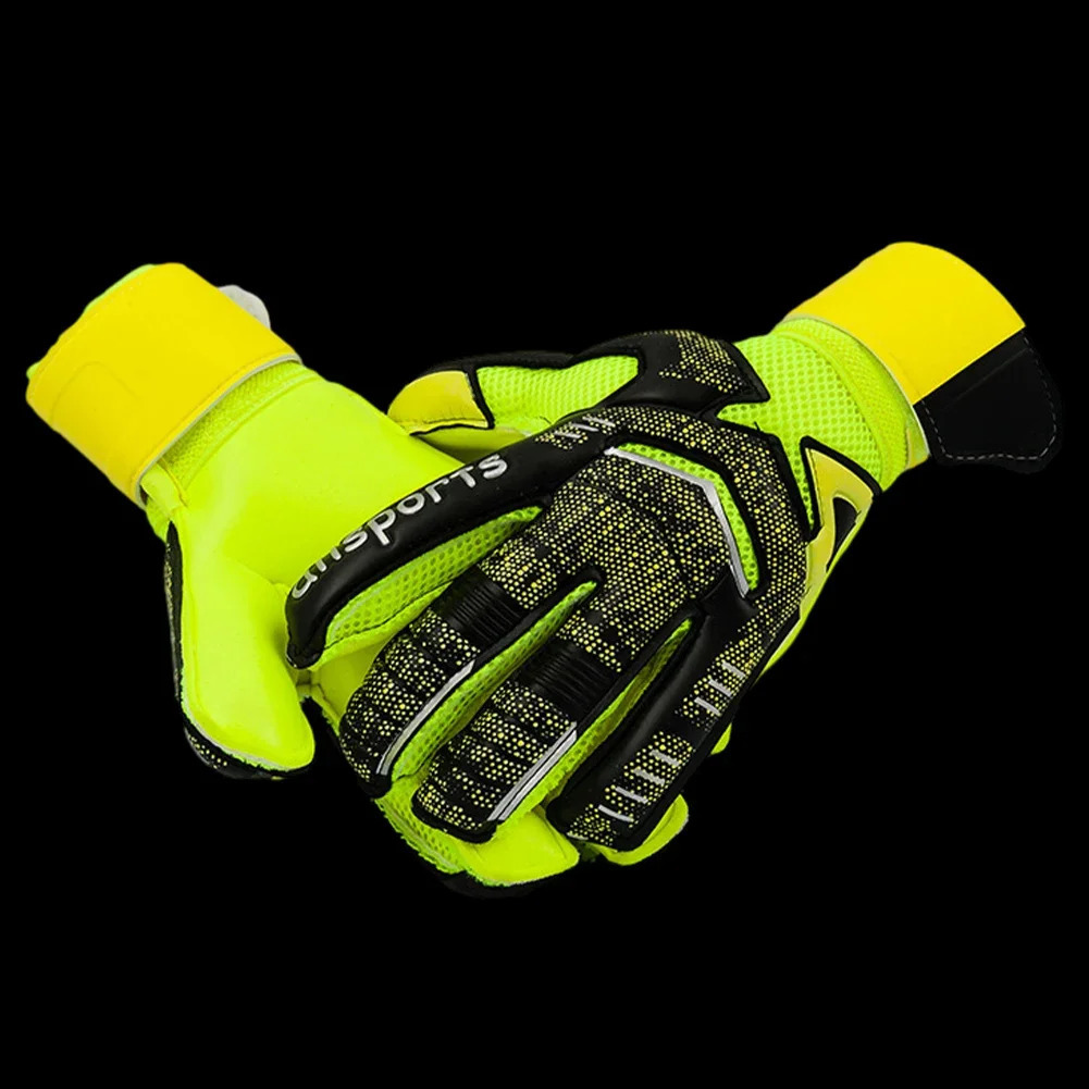 Football Goalkeeper Gloves Strong Grip for Soccer Goalie Goalkeeper Gloves with Size 5/6/7/8/9/10/11 for Kids Youth and Adult 250605