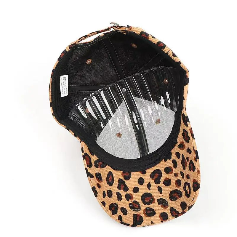 Wholesale Fashion Spring Summer Unisex Leopard Print Baseball Caps Spring Autumn Outdoor Adjustable Casual Hats Sunscreen Hat 250603