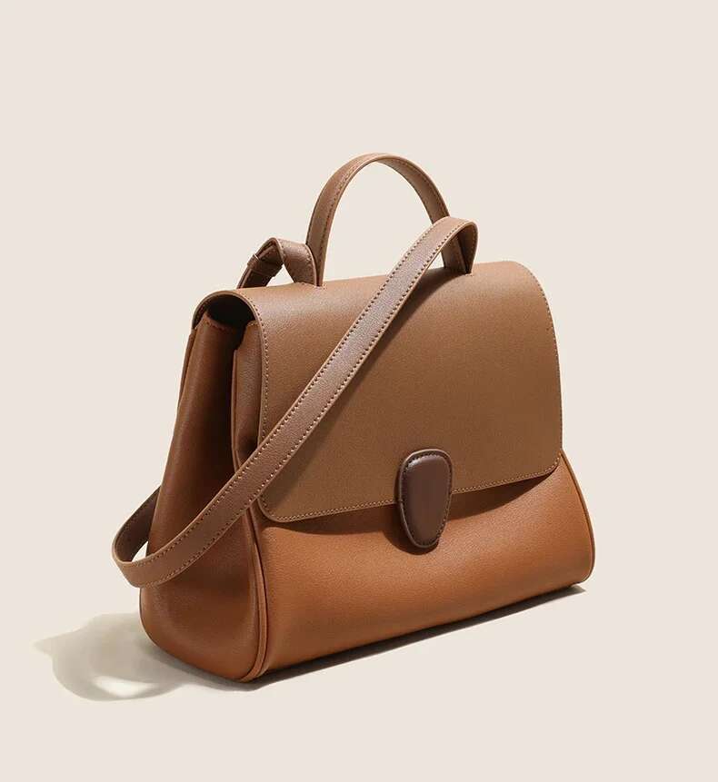 Designer Bags 2025 Women's Large Capacity Genuine Leather Handbag Ladies Retro Cowhide Shoulder Messenger Bag Female Clutch Tote Bags New Luxury 